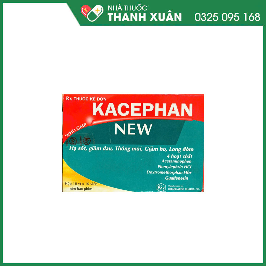 Kacephan NEW  thuốc làm giảm các triệu chứng cảm cúm